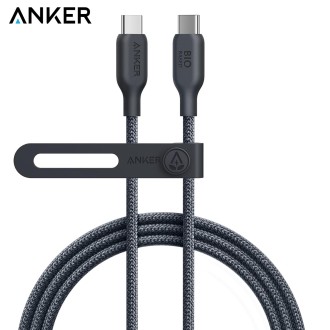Cable Anker USB C a USB C - 240 W bio-trenzado, carga rápida - 90cm